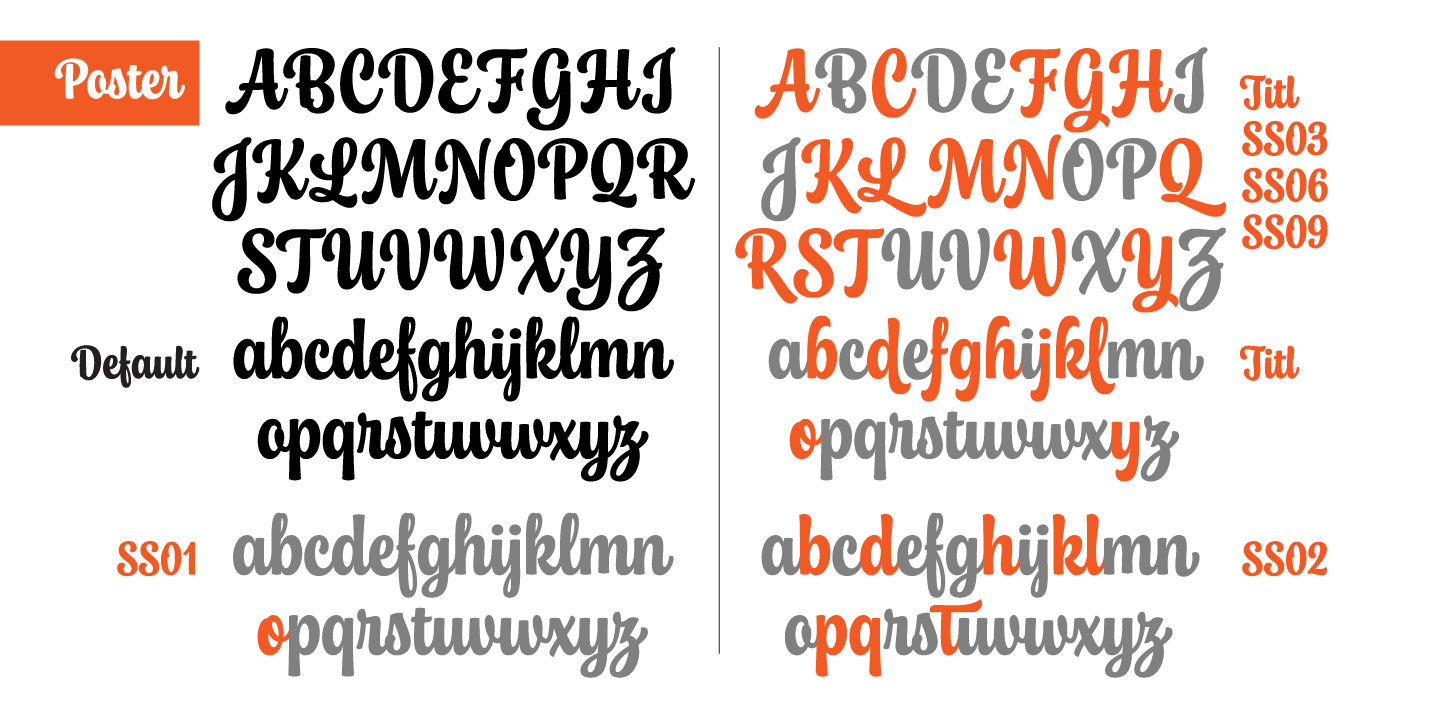Chonky Regular Font preview